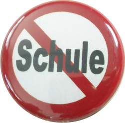 Schule verboten Button